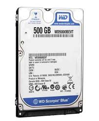 hard drive for leptop .500  gb