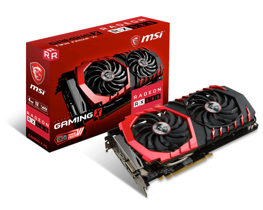 Amd rx 580 256bit 4gb ddr4 Grafics Card